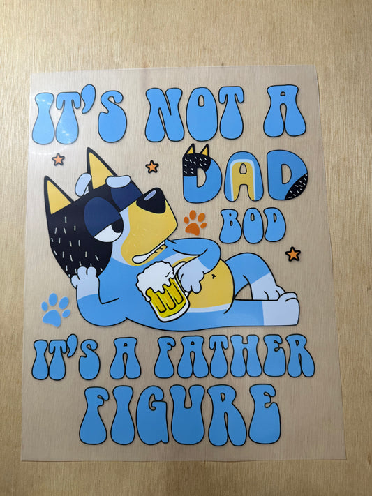 Bluey Dad DTF Transfer