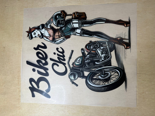 Biker Chic DTF Transfer