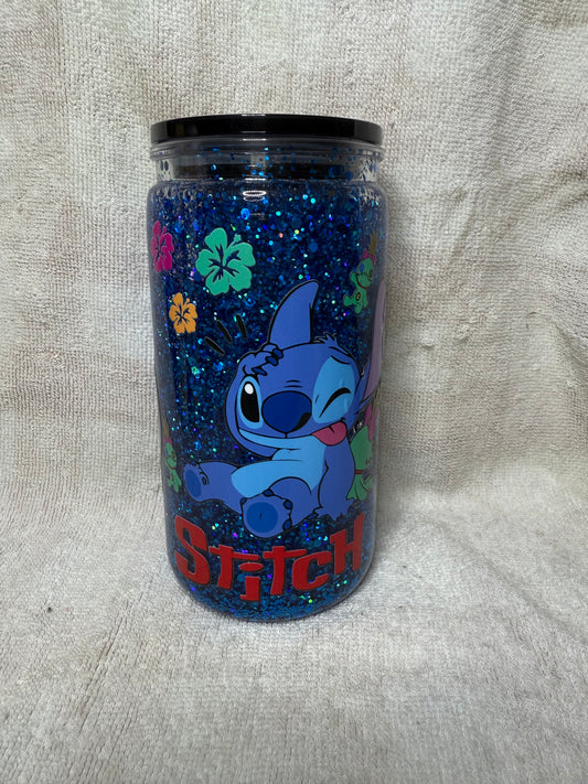 Stitch Acrylic Snow Globe